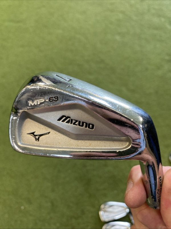 Used RH Mizuno MP-63 Iron Set Heads Only 5-PW - Image 7