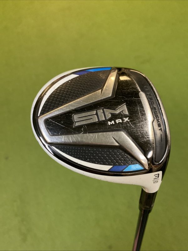 Used RH TaylorMade SIM Max 15* 3-Wood Fujikura Ventus Graphite Regular Flex - Image 3