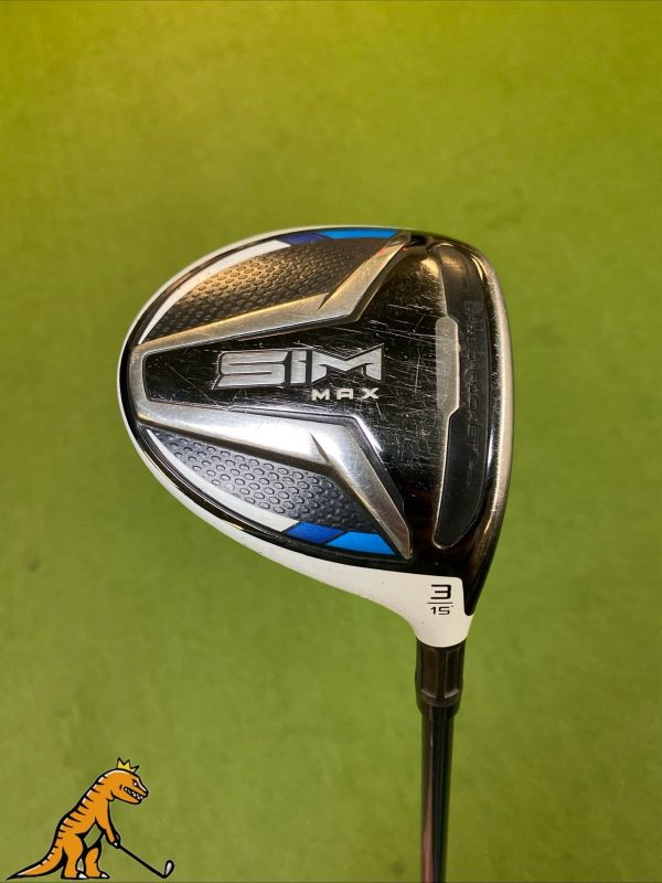 Used RH TaylorMade SIM Max 15* 3-Wood Fujikura Ventus Graphite Regular Flex