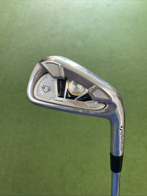 Used RH TaylorMade Tour Preferred TP Iron Set 5-PW KBS Tour 120g Stiff Steel