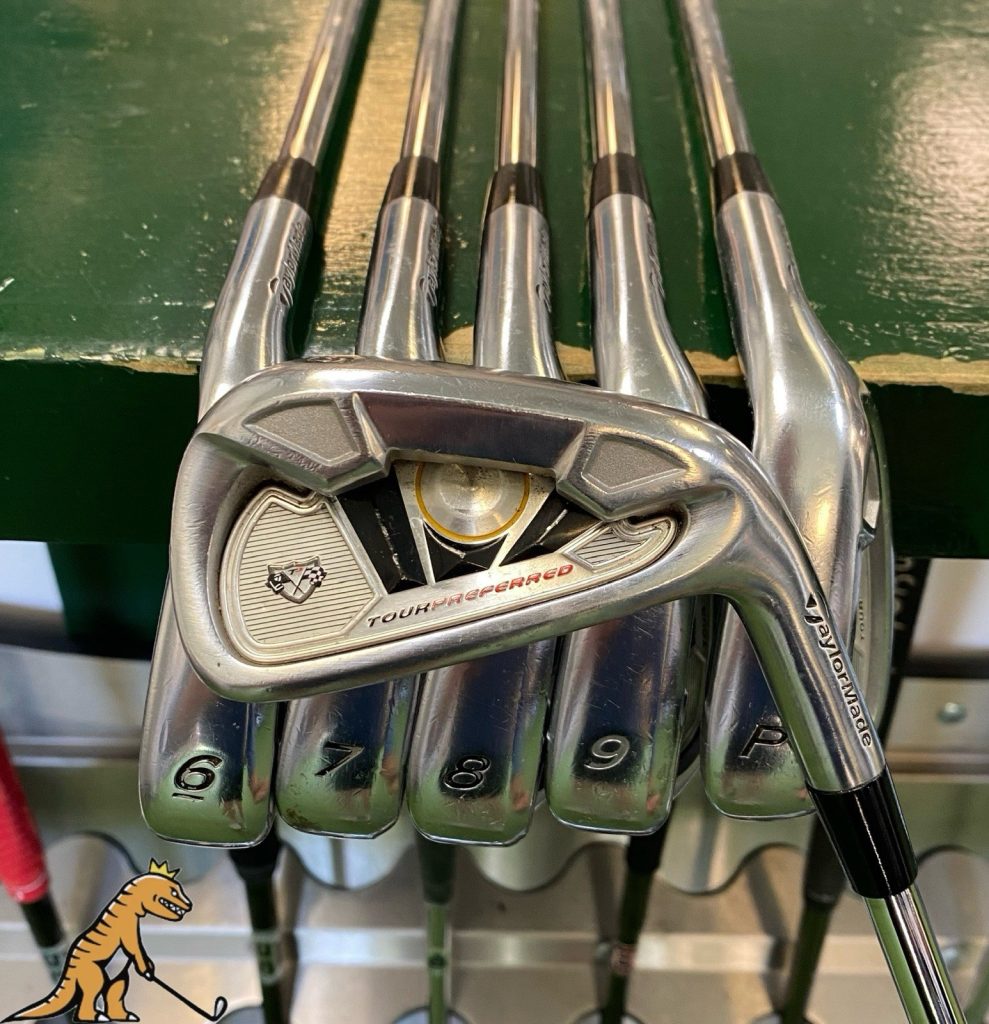 Used RH TaylorMade Tour Preferred TP Iron Set 5-PW KBS Tour 120g Stiff Steel