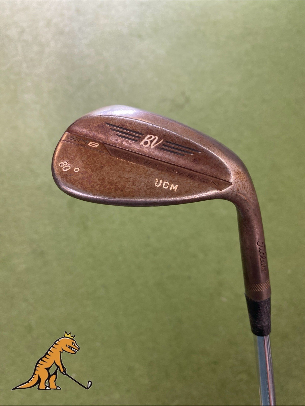 Used RH Titleist Vokey SM8 Raw 60* Lob Wedge Custom Grind Dynamic Gold
