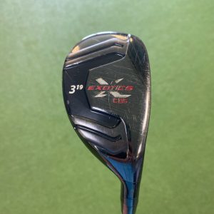 Used RH Tour Edge Exotics CB5 19* 3 Hybrid Aldila RIP 80g Graphite Extra Stiff