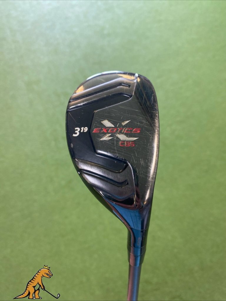 Used RH Tour Edge Exotics CB5 19* 3 Hybrid Aldila RIP 80g Graphite Extra Stiff