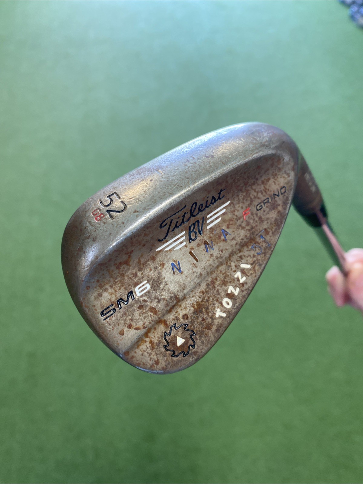 Used Titleist Vokey SM6 Raw 52.08* Gap Wedge KBS $-Taper 125g Steel - Image 3