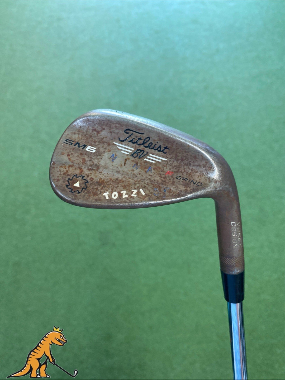 Used Titleist Vokey SM6 Raw 52.08* Gap Wedge KBS $-Taper 125g Steel