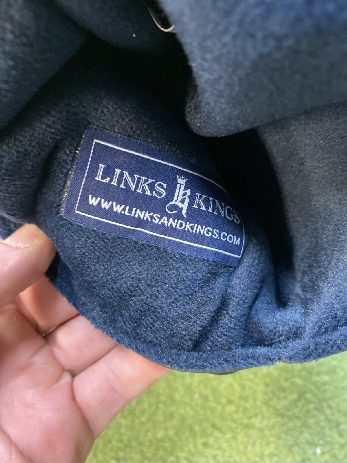 Links And King TPC Sawgrass Goat Driver Head Cover Navy - Image 6