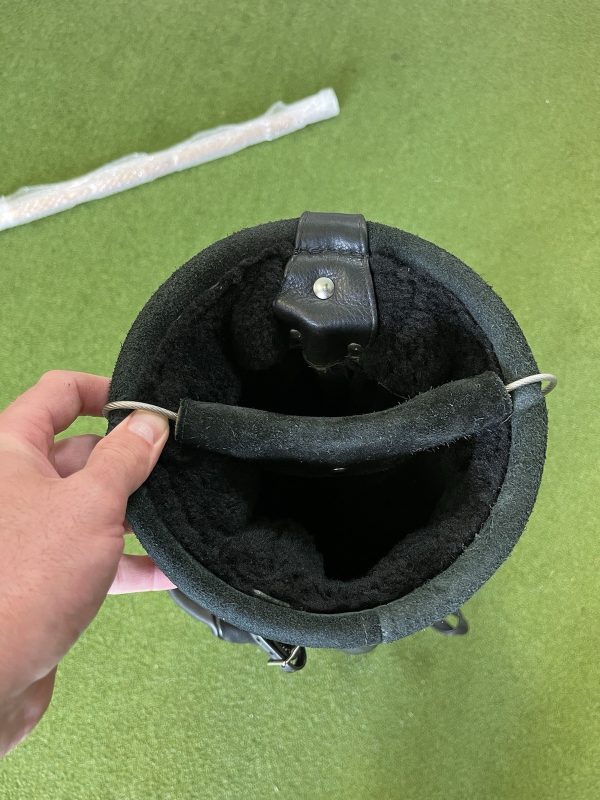 Links & King Sunday Broken Tee Society Black Leather Golf Bag - Image 6