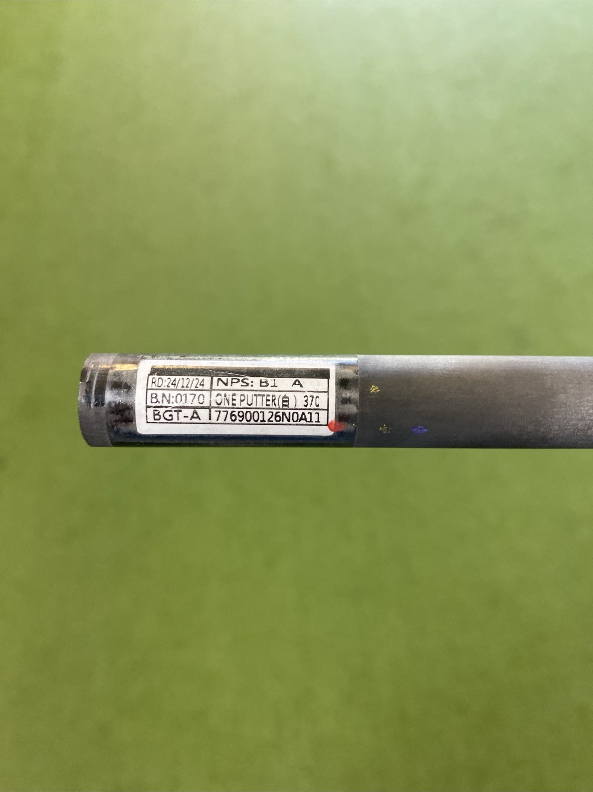 New BGT Stability Tour One White Putter Shaft Graphite 37” New Uncut - Image 8