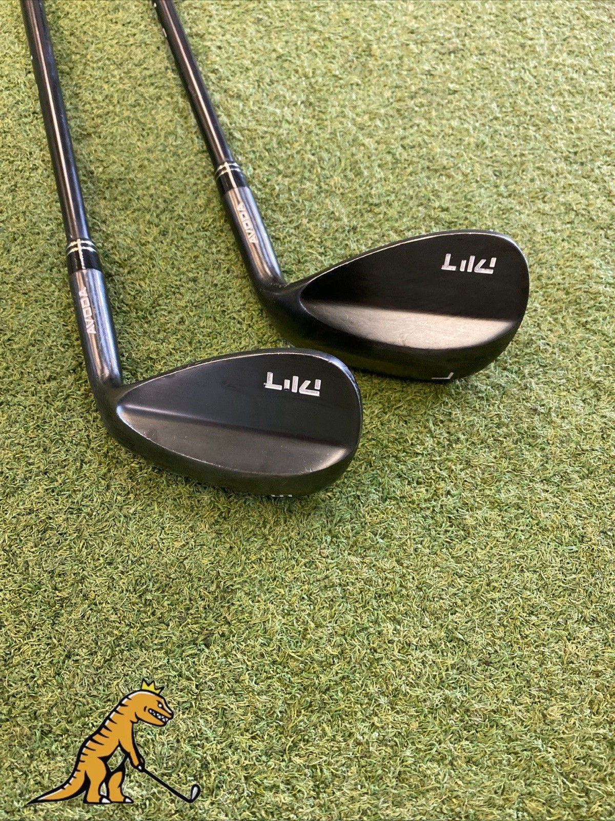 RH Avoda Golf Origin Black Wedge Set Sand Wedge, Lob Wedge Fujikura Axiom 105g