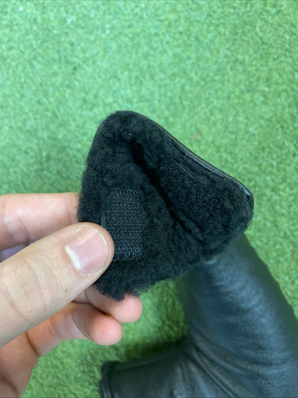 Rare TP Mills Leather Blade Putter Head Cover Black With Charm - Image 8