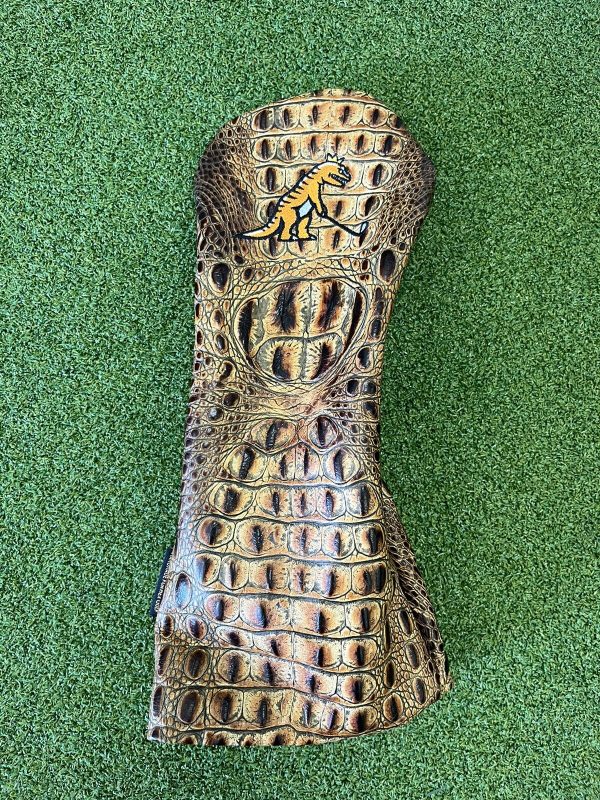 Rex-Golf-Faux-Alligator-Skin-Light-Brown-Driver-Headcover-356392777388-2