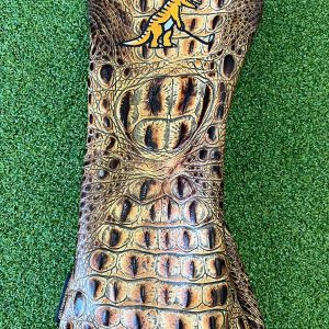 Rex-Golf-Faux-Alligator-Skin-Light-Brown-Driver-Headcover-356392777388
