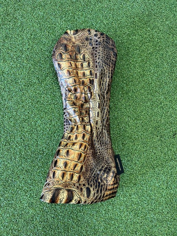 Rex-Golf-Faux-Alligator-Skin-Light-Brown-Driver-Headcover-356392777388-4