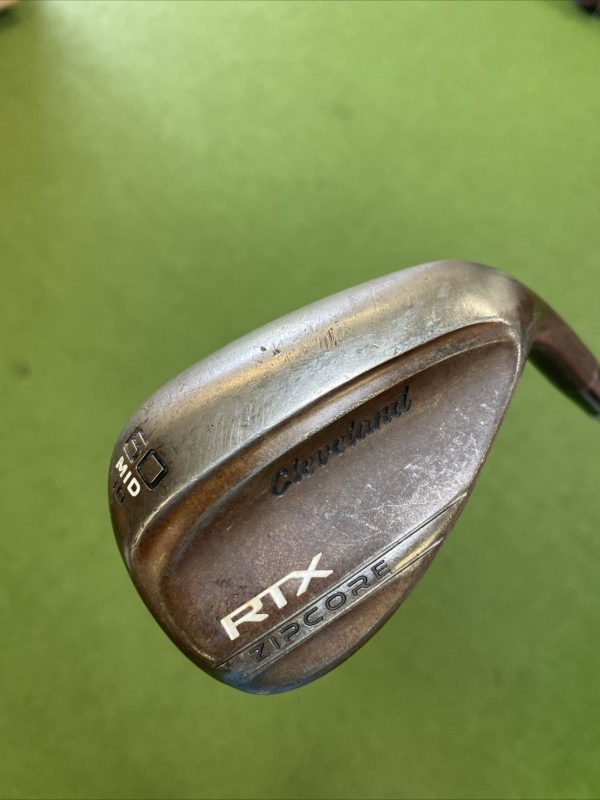 Tour Issue Cleveland RTX Zipcore 60.10* Lob Wedge Dynamic Gold Tour Issue S400