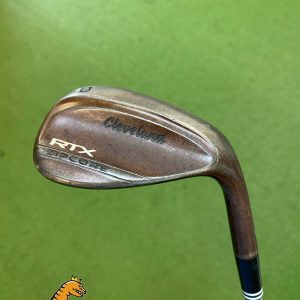 Tour Issue Cleveland RTX Zipcore 60.10* Lob Wedge Dynamic Gold Tour Issue S400