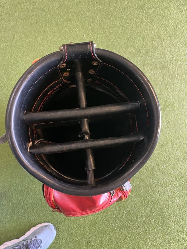 University Of Georgia Vintage Leather Golf Staff Bag MacGregor