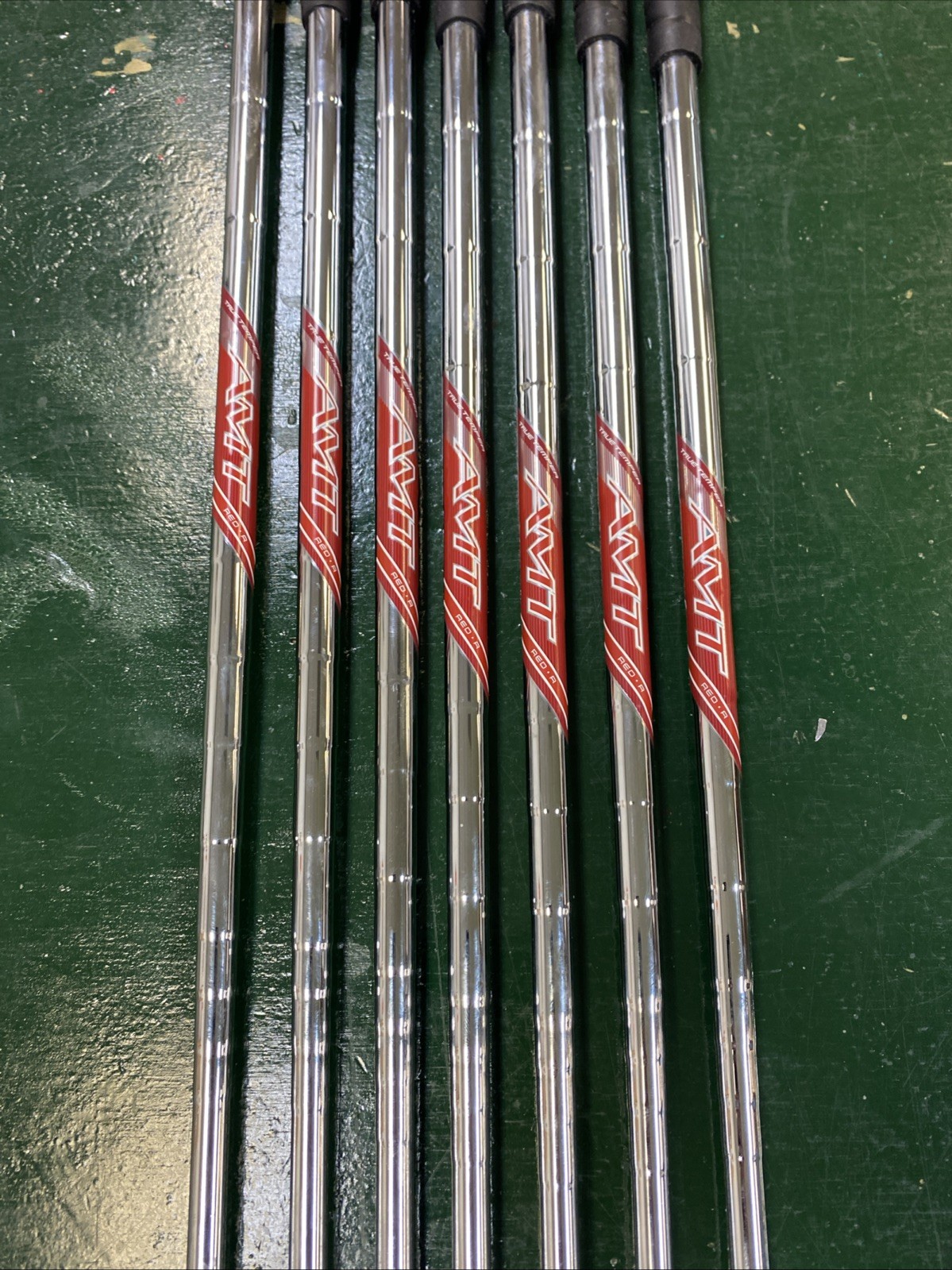 Used LH TaylorMade P770 Forged Iron Set 4-PW True Temper AMT Red Regular Flex - Image 17