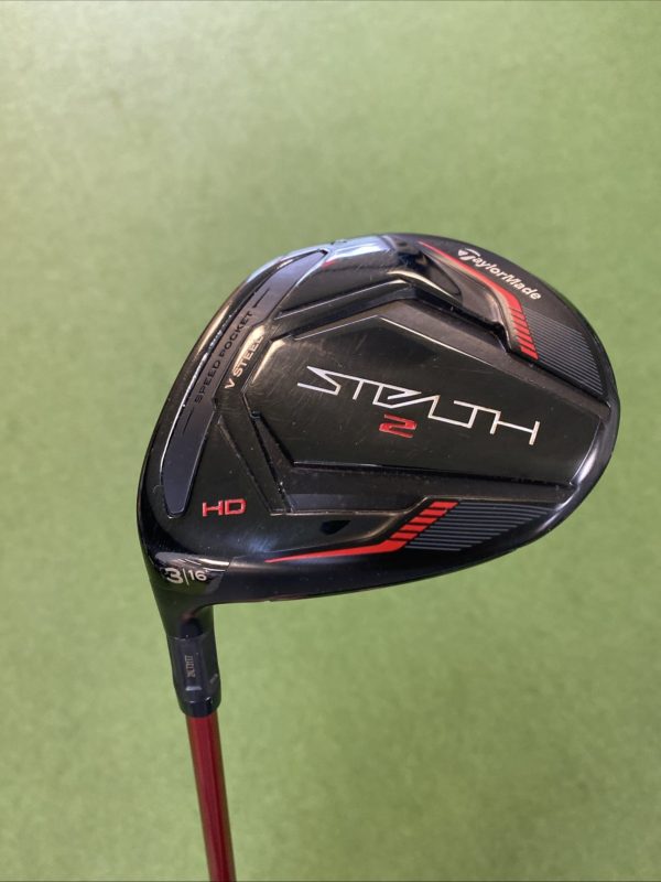 Used LH TaylorMade Stealth 2 HD 16* 3-Wood Fujikura Speeder NX Graphite Regular - Image 3