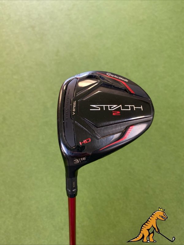 Used LH TaylorMade Stealth 2 HD 16* 3-Wood Fujikura Speeder NX Graphite Regular