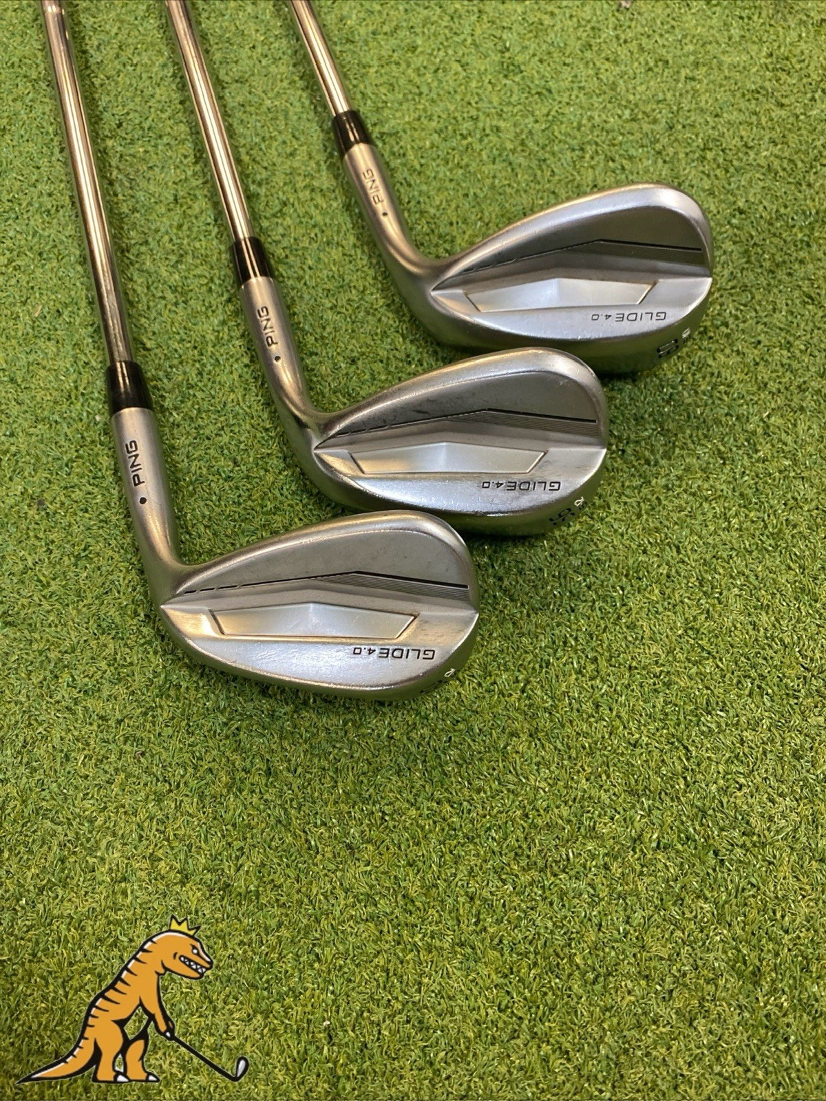 Used Ping Glide 4.0 Wedge Set 50*, 56*, 60* Dynamic Gold Tour Issue S400 Steel