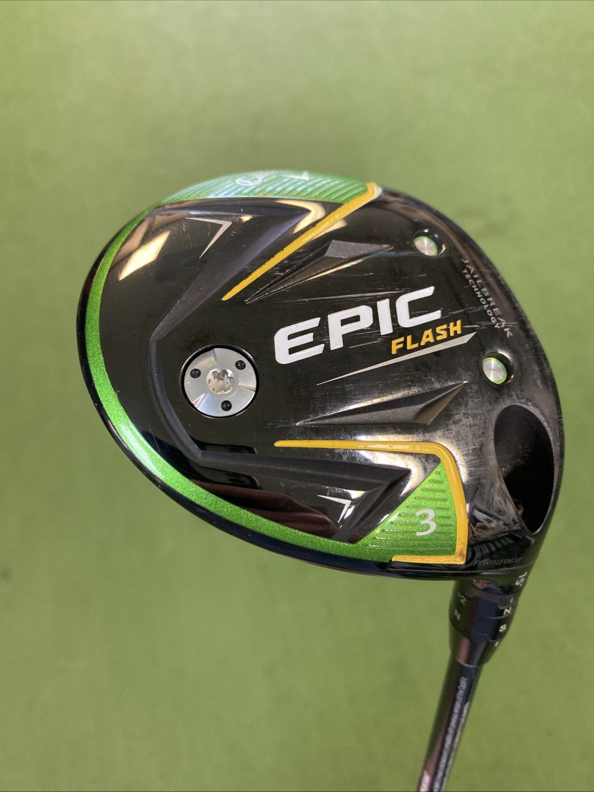 Used RH Callaway Epic Flash 15* 3-Wood EvenFlow 65g Regular Flex Graphite - Image 3