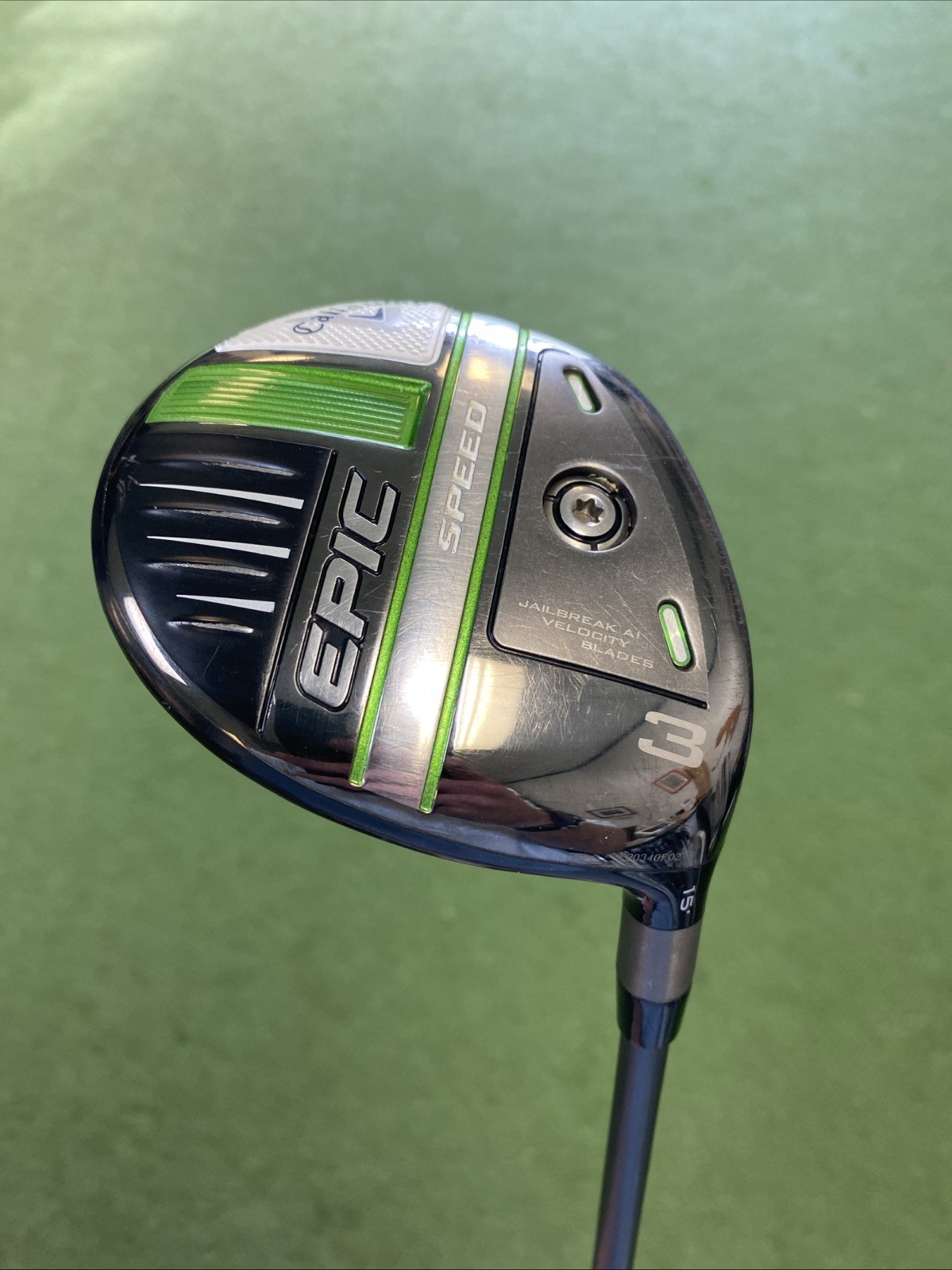 Used RH Callaway Epic Speed 15* 3-Wood HZRDUS iM10 60g Stiff Flex - Image 3