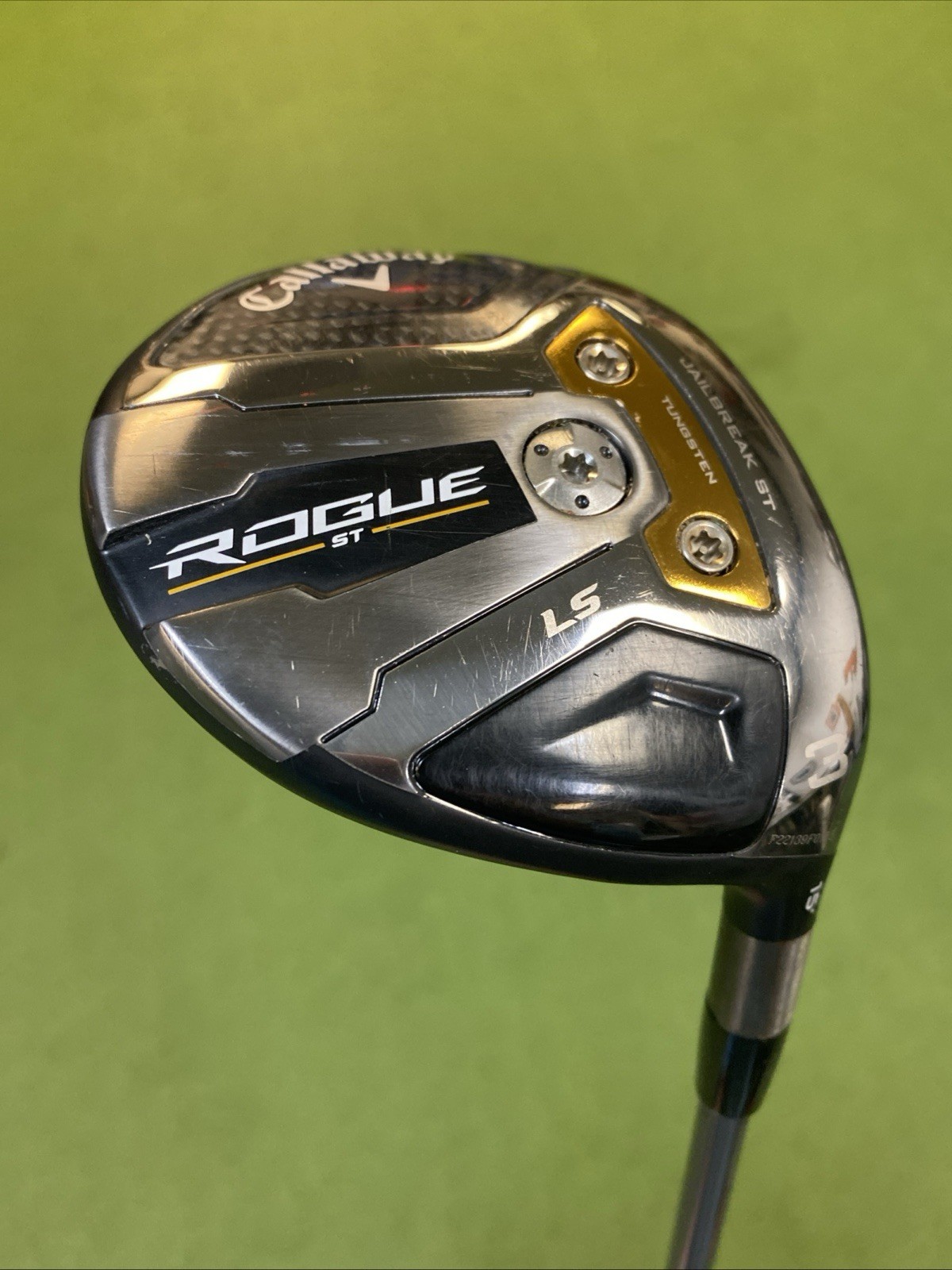 Used RH Callaway Rogue ST LS 15* 3-Wood Denali 60g Stiff Flex Graphite - Image 3