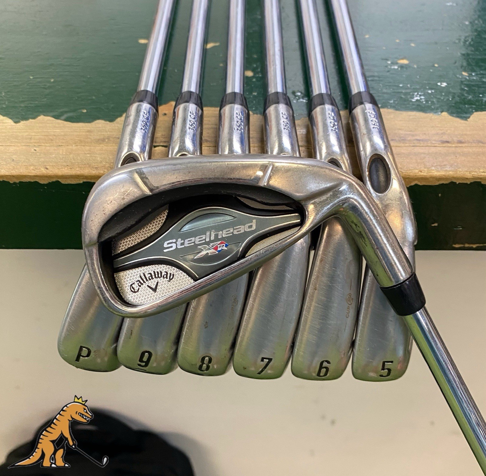 Used RH Callaway Steelhead XR Iron Set 4-PW Project X 6.5 Extra Stiff Steel