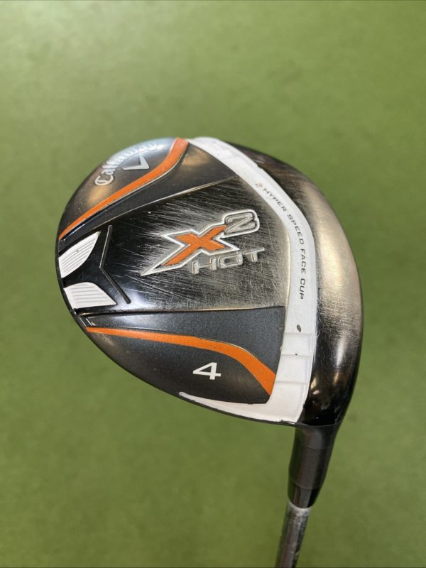 Used RH Callaway X2 Hot 17* 4-Wood Aldila Tour ATX Graphite Seniors - Image 3