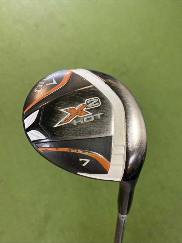 Used RH Callaway X2 Hot 7-Wood Aldila Tour ATX Graphite Seniors - Image 3