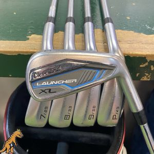 Used RH Cleveland Launcher XL Iron Set 6-PW Elevate 95g Stiff Flex Steel