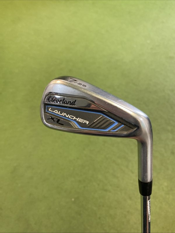 Used RH Cleveland Launcher XL Iron Set 6-PW Elevate 95g Stiff Flex Steel - Image 5