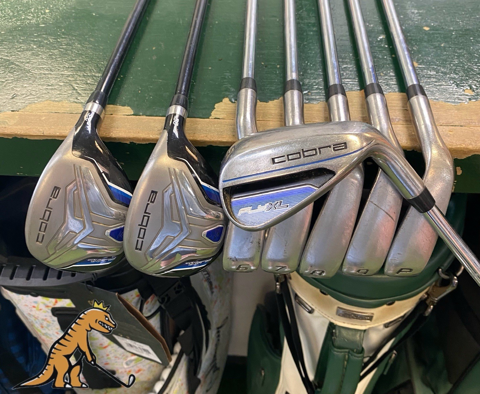 Used RH Cobra Fly Z Iron Set 4H, 5H, 6-PW-SW Steel Regular Flex