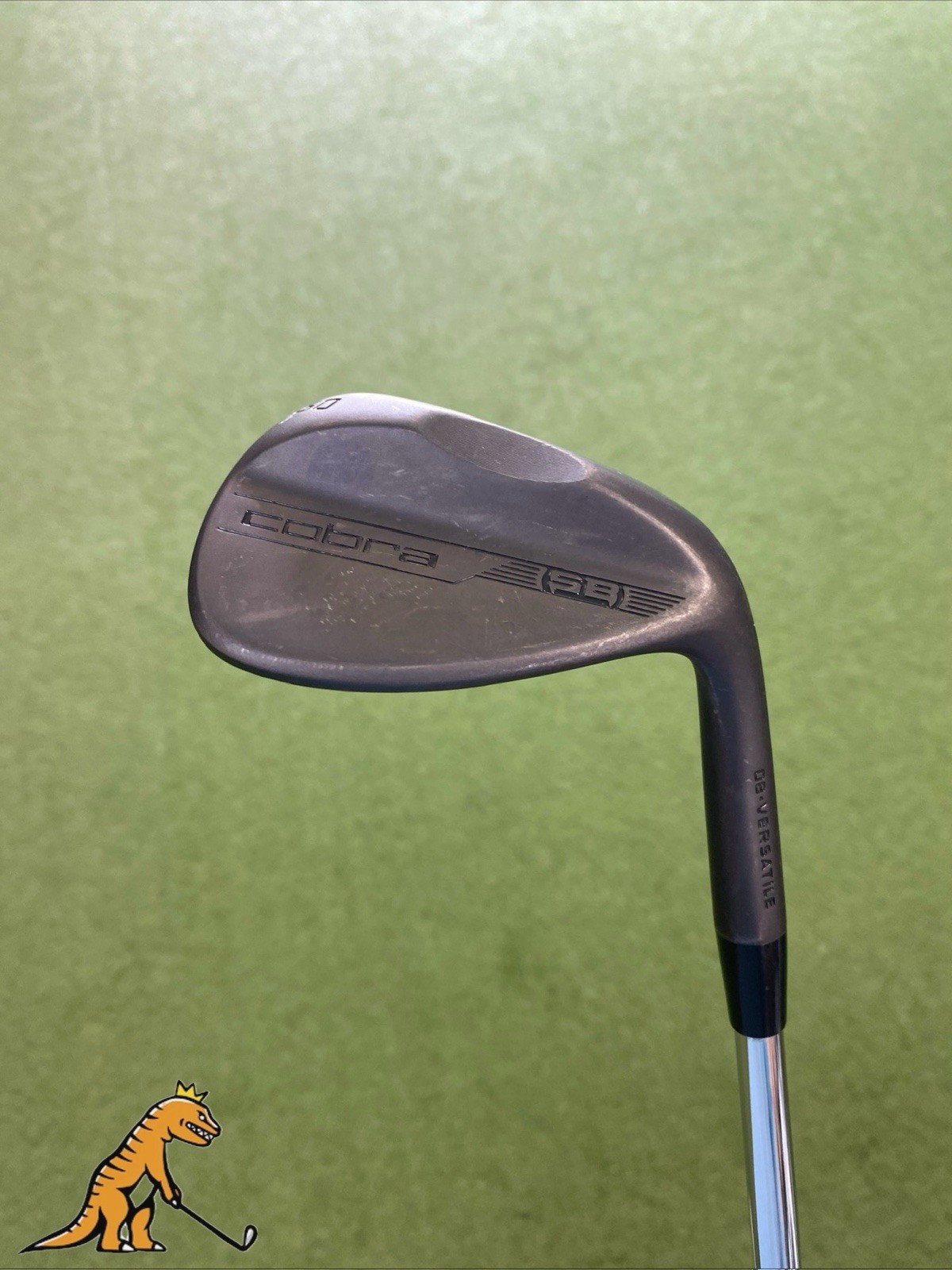 Used RH Cobra Snake Bite Black 50.08* Gap Wedge KBS Hi-Rev 2.0 115g Steel