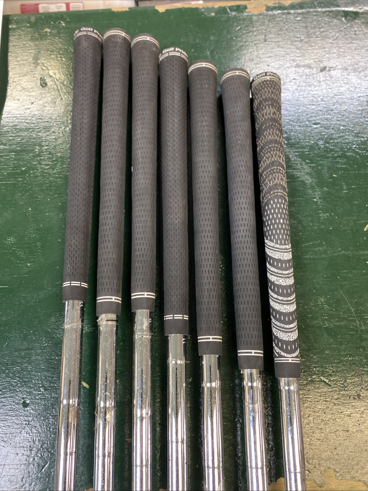 Used RH Mizuno JPX 800 Iron Set 5-PW-GW Dynamic Gold Stiff Flex Steel - Image 18