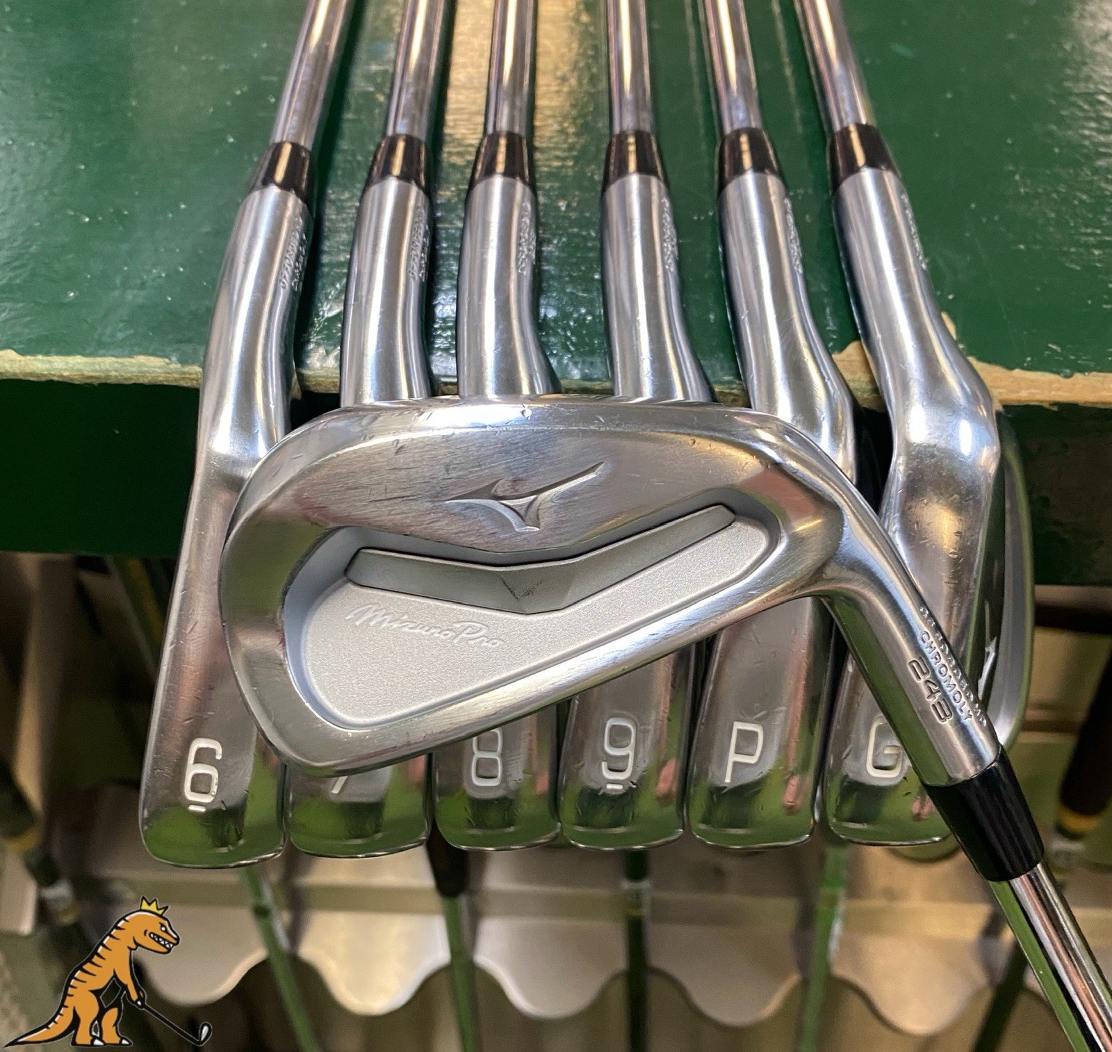Used RH Mizuno Pro 243 Iron Set 5-PW-GW NS Pro 950 Steel Regular Flex