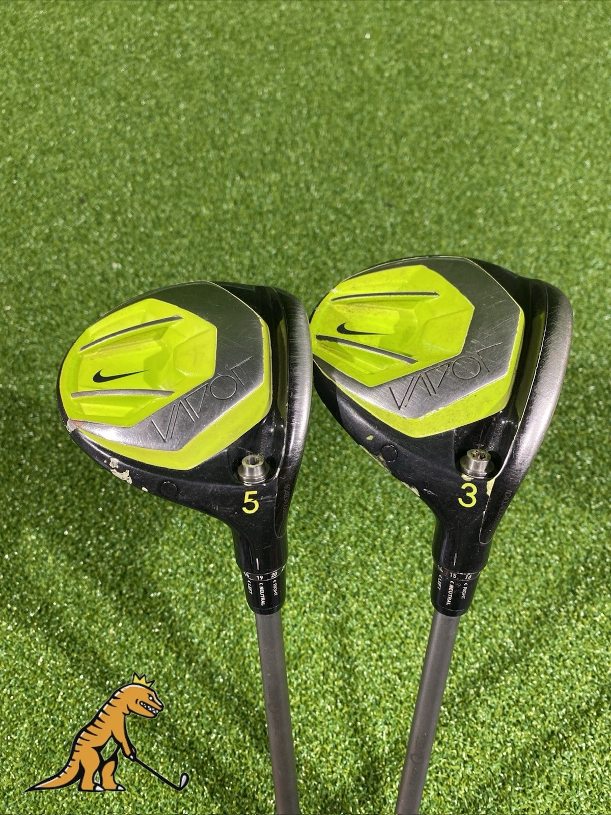 Used RH Nike Vapor 3-Wood, 5-Wood Set Diamana S+ 60g Stiff Flex