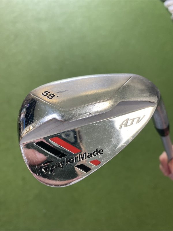 Used RH TaylorMade ATV 58* Lob Wedge KBS Tour C-Taper Stiff Steel