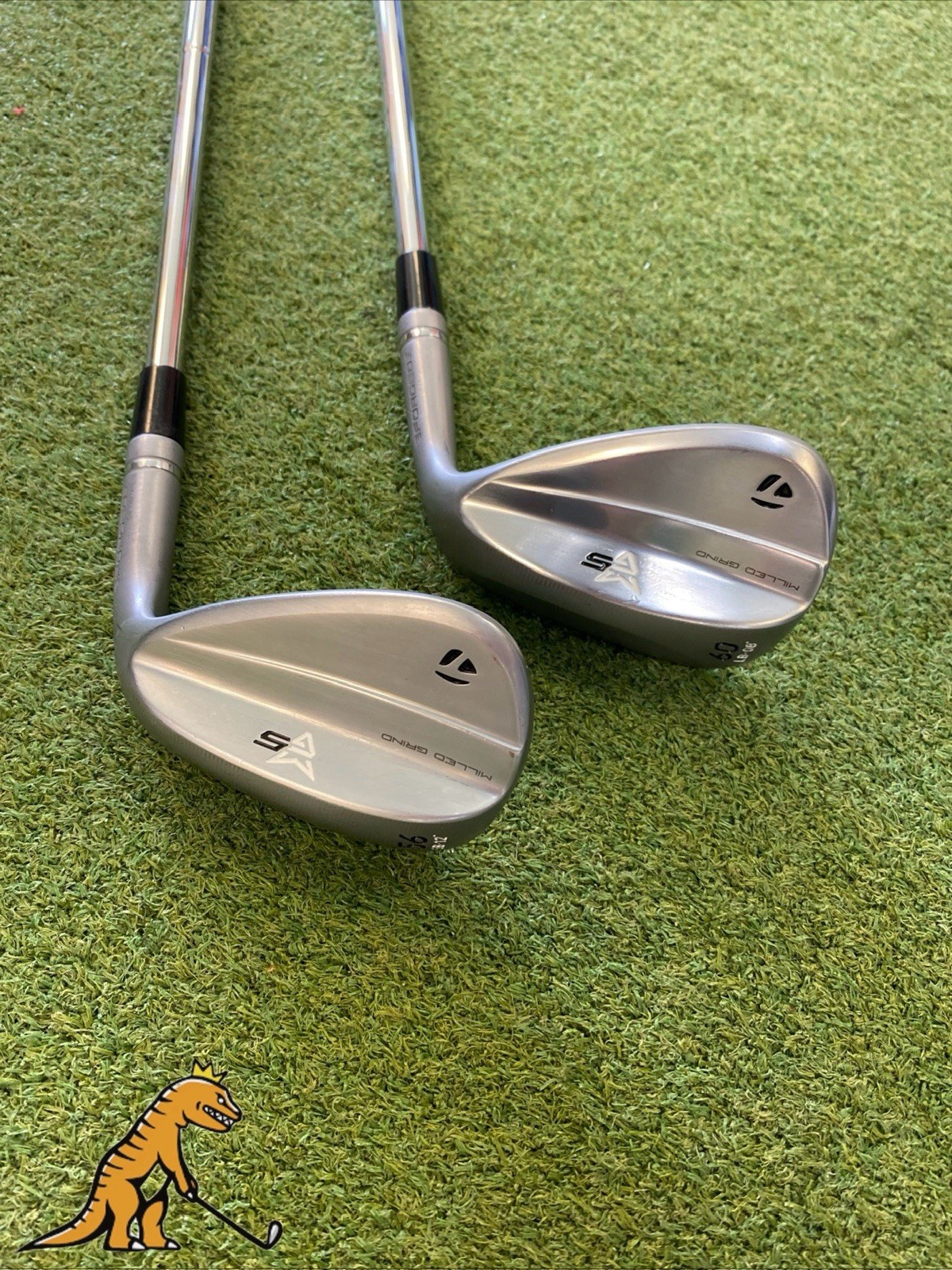Used RH TaylorMade Milled Grind 5 Wedge Set 56*, 60* Dynamic Gold Tour Issue