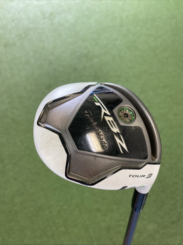 Used RH TaylorMade RBZ Tour 14.5* 3-Wood Matrix Ozik Graphite Stiff Flex - Image 3