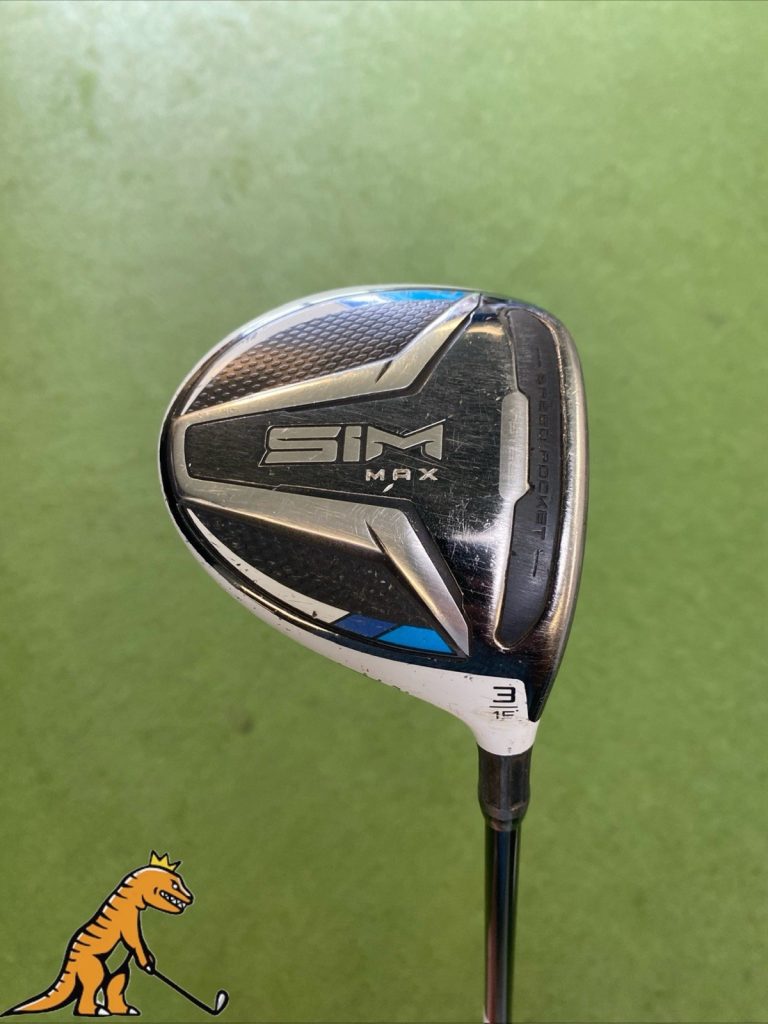 Used RH TaylorMade SIM Max 15* 3-Wood Fujikura Vista Pro 60g Graphite Regular