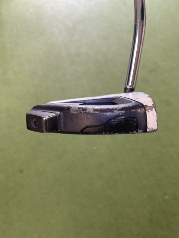 Used-RH-TaylorMade-Spider-EX-Navy-35-Mallet-Putter-Double-Bend-357487377128-4