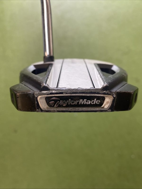 Used-RH-TaylorMade-Spider-EX-Navy-35-Mallet-Putter-Double-Bend-357487377128-5