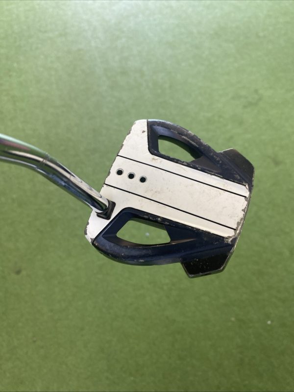 Used-RH-TaylorMade-Spider-EX-Navy-35-Mallet-Putter-Double-Bend-357487377128-6