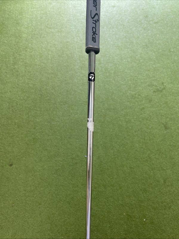 Used-RH-TaylorMade-Spider-EX-Navy-35-Mallet-Putter-Double-Bend-357487377128-7