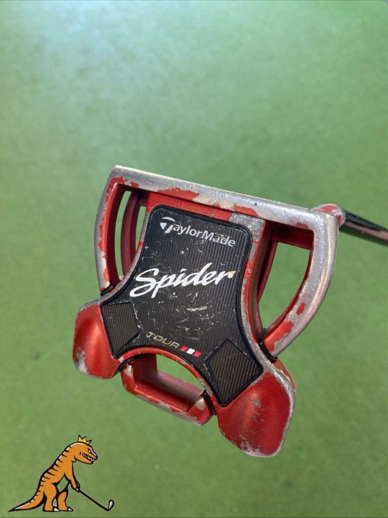 Used RH TaylorMade Spider Tour Red 34” Mallet Putter
