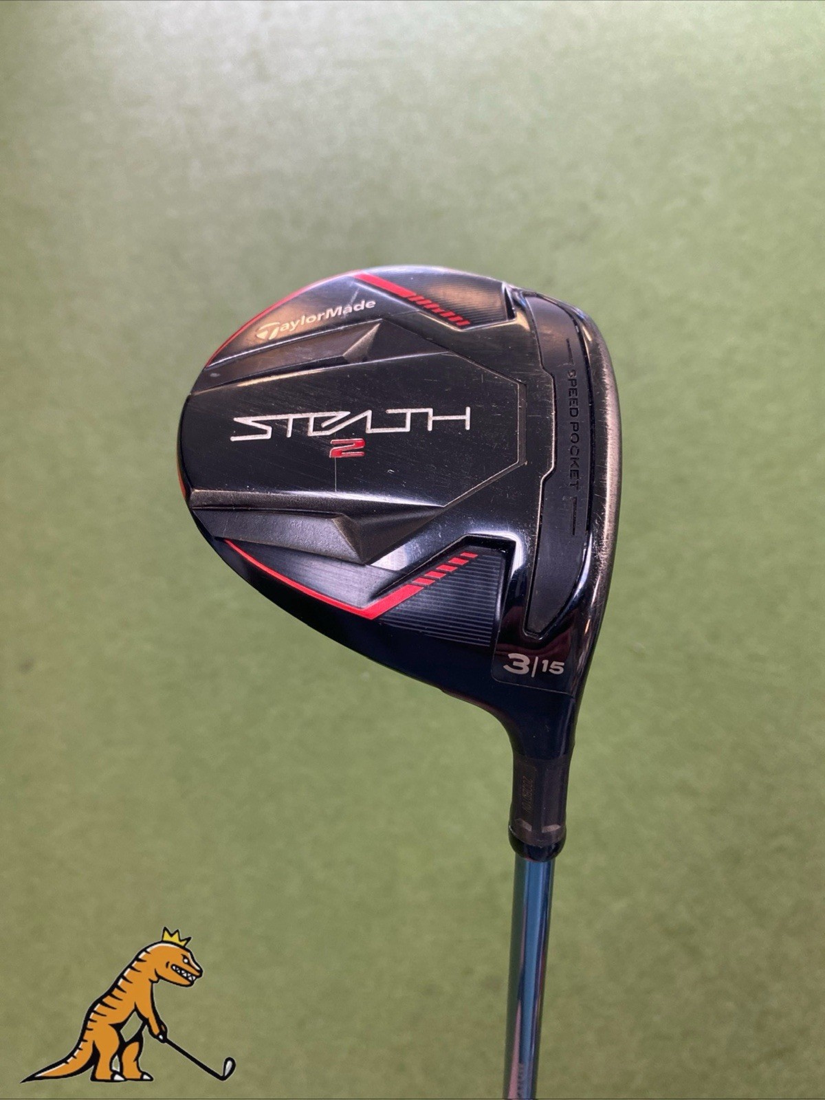 Used RH TaylorMade Stealth 2 15* 3-Wood HZRDUS RDX Smoke PVD 70g TX Graphite