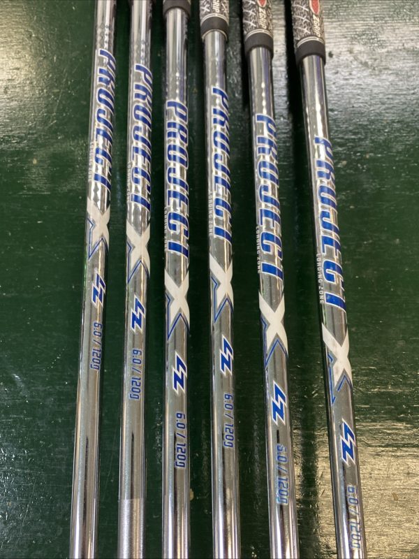 Used RH Titleist T100S Iron Set 5-PW Project X LZ 120g Stiff Flex Steel - Image 15