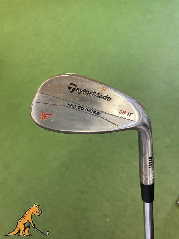Used TaylorMade Milled Grind 2 Raw 58.11* Lob Wedge KBS Tour FLT Stiff Flex